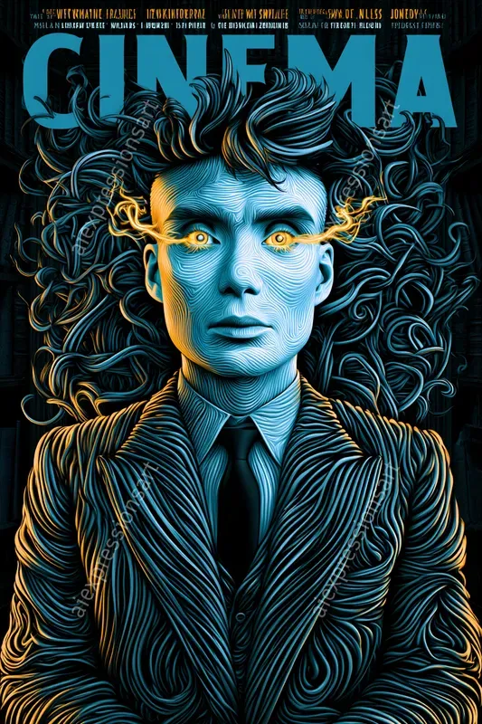 Bioluminescent Fluid Magazine Covers