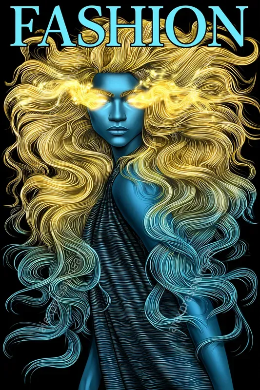 Bioluminescent Fluid Magazine Covers