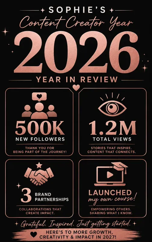 Year In Review Recap Generator