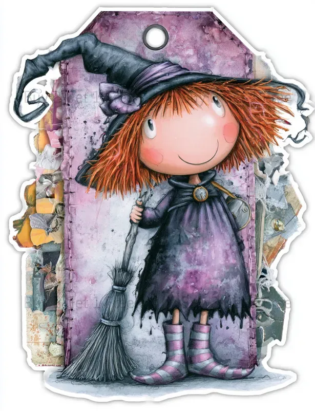 Whimsical Spooky Product Tags