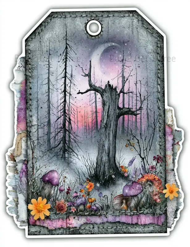Whimsical Spooky Product Tags