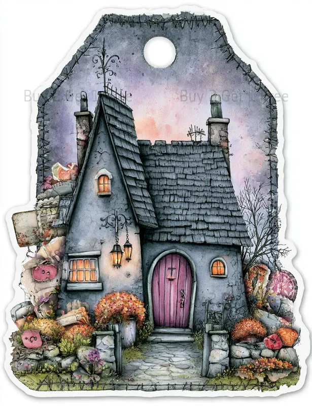 Whimsical Spooky Product Tags