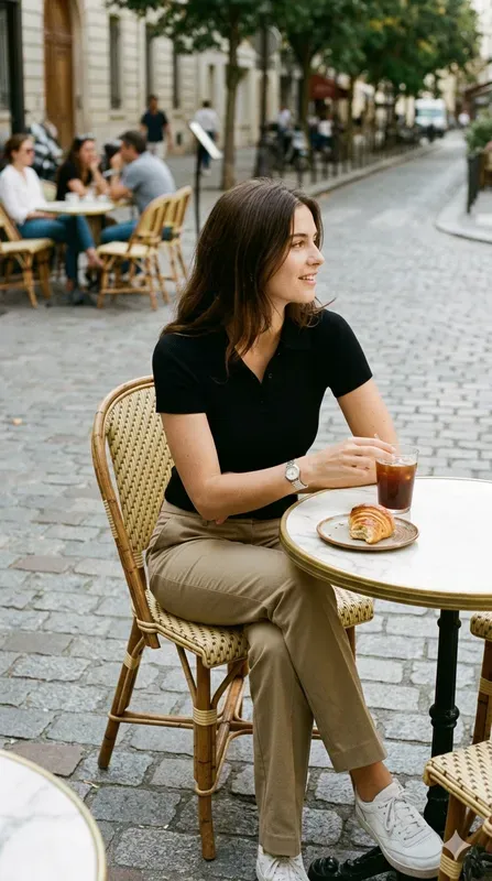 Y2k Cafe Terrace Paris Street Aesthetics