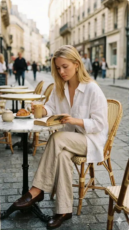 Y2k Cafe Terrace Paris Street Aesthetics