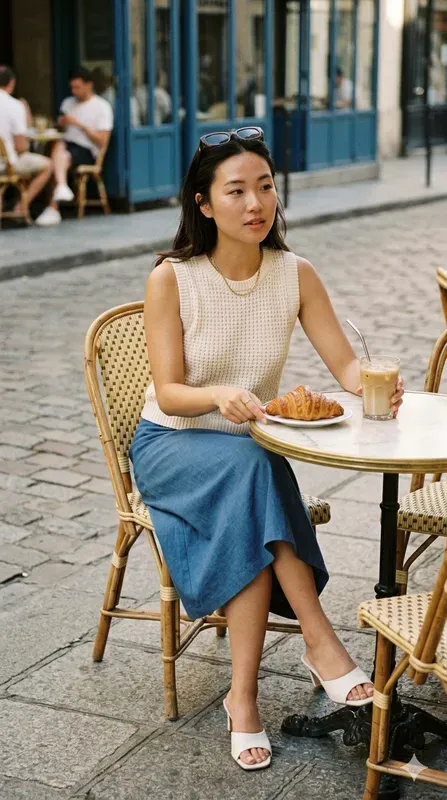 Y2k Cafe Terrace Paris Street Aesthetics
