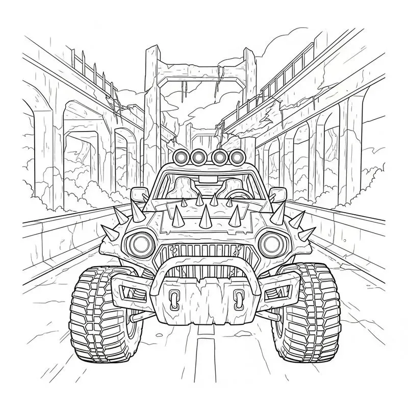 Ultimate Vehicle Scifi Coloring Books