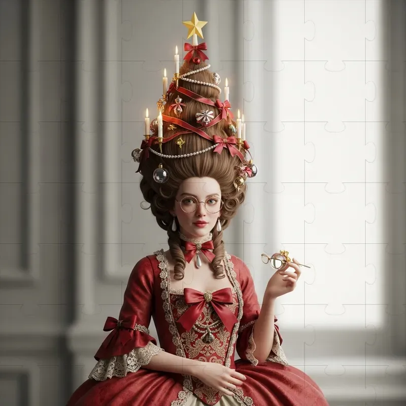 Whimsical Rococo Lady Portraits