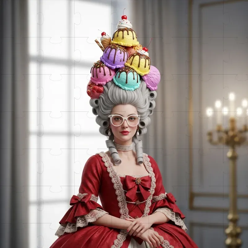 Whimsical Rococo Lady Portraits