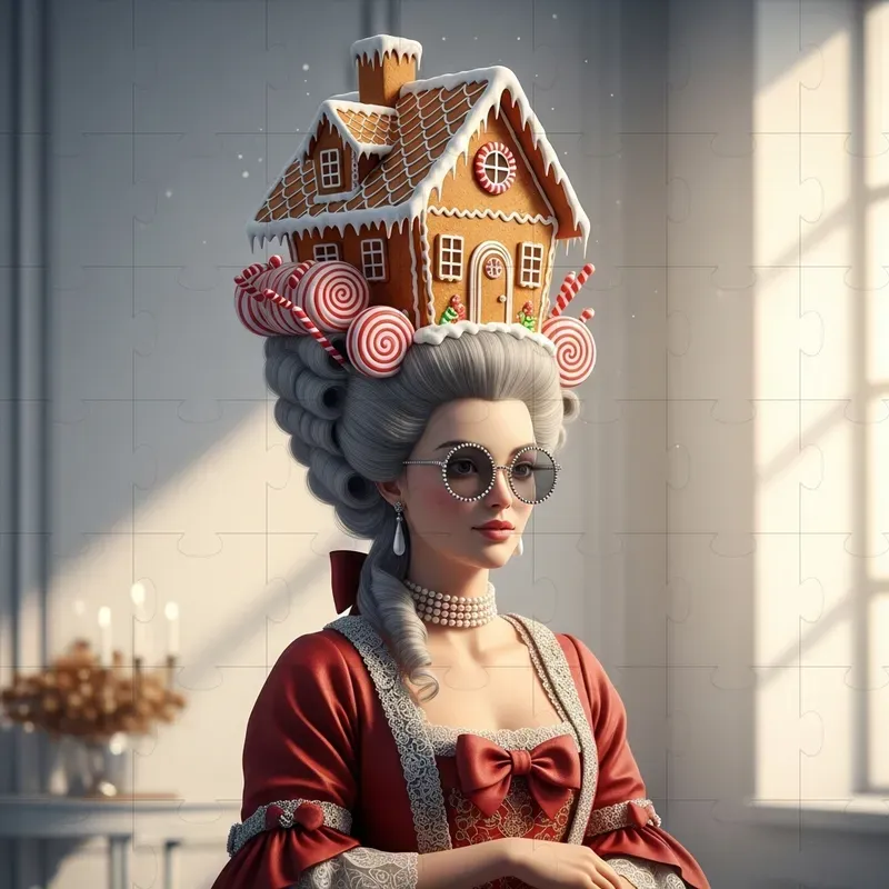 Whimsical Rococo Lady Portraits