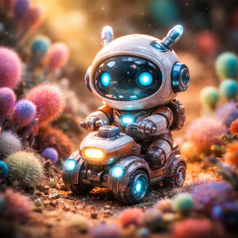 Miniature Scifi Toy Photography