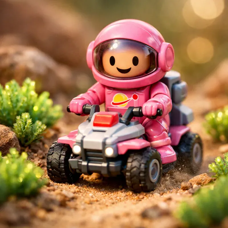 Miniature Scifi Toy Photography