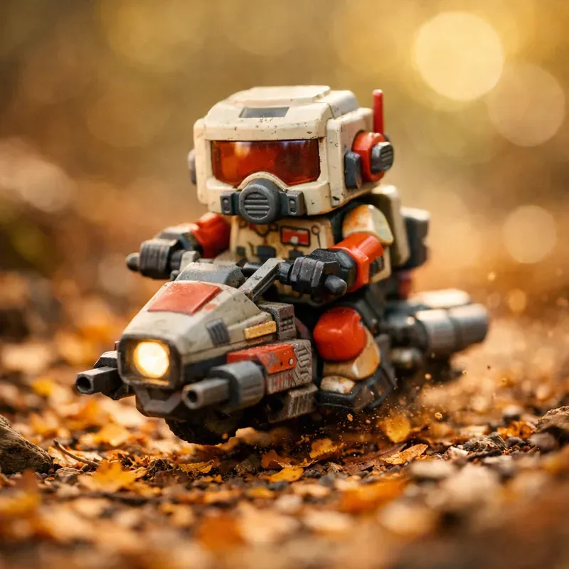 Miniature Scifi Toy Photography