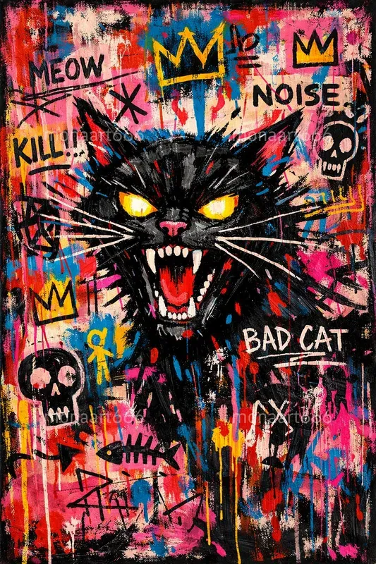 Neon Urban Expressionism Masterpieces