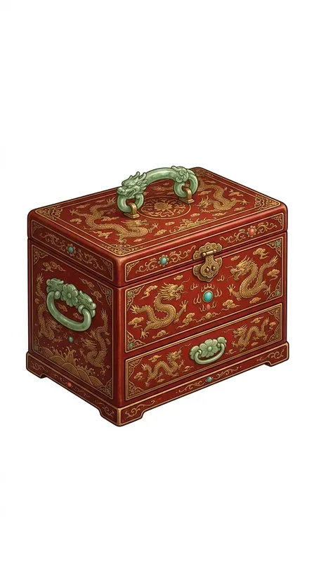 Chinese Empire Palace Red Object Cliparts