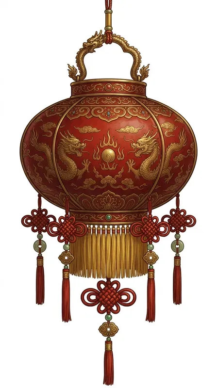 Chinese Empire Palace Red Object Cliparts