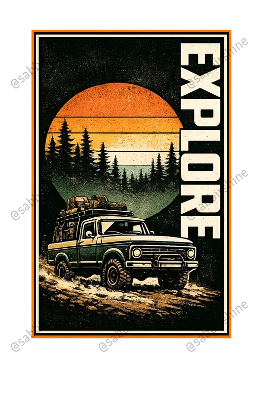 Vintage Adventure Vehicle Tshirt Designs