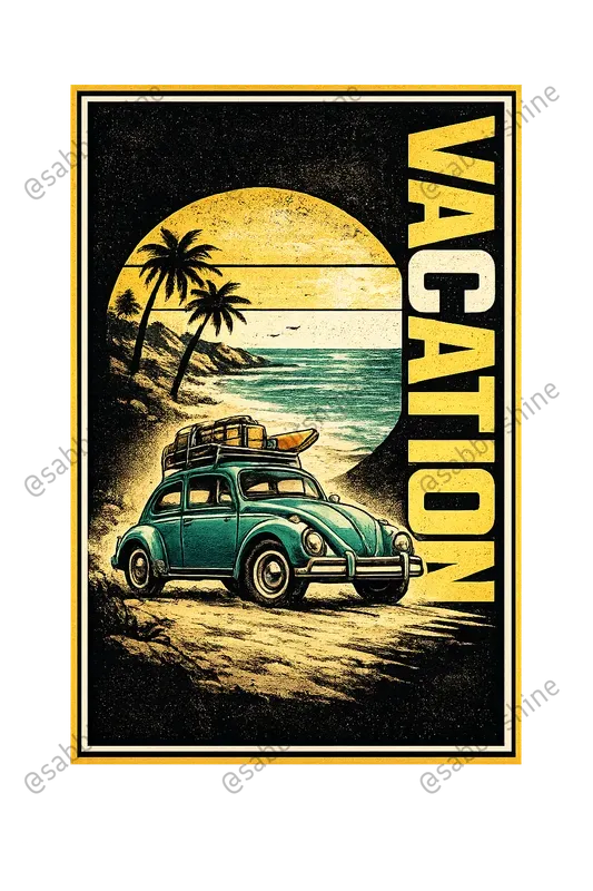 Vintage Adventure Vehicle Tshirt Designs