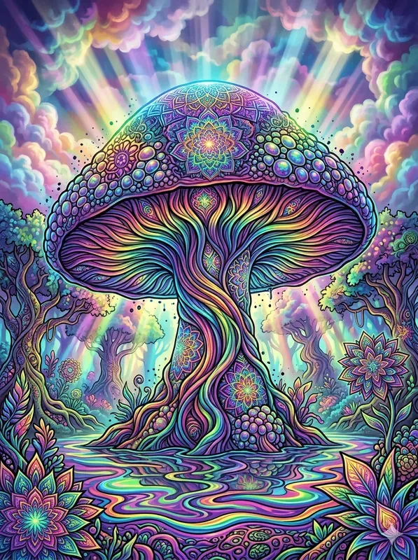 Psychedelic Fractal Visionary Art