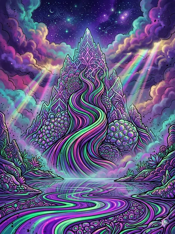 Psychedelic Fractal Visionary Art
