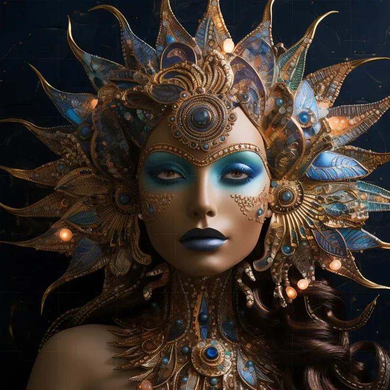 Boho Cosmic Aesthetic Art