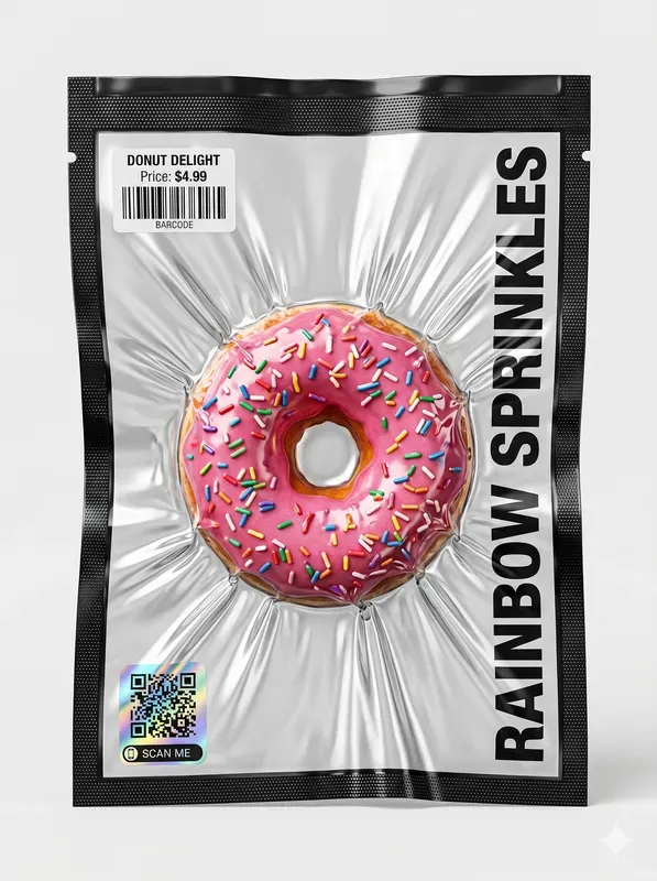 Hyperrealistic Vacuum Pouch Art