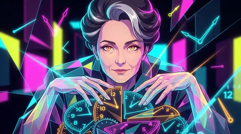 Surreal Anime Neon Portraits