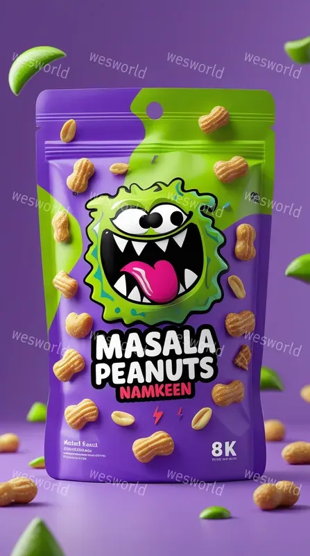 Snack Packagings Cartoonish Premium