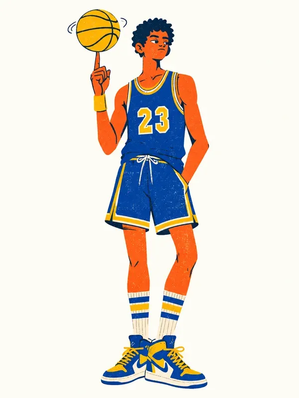 Retro Risograph Streetwear Characters
