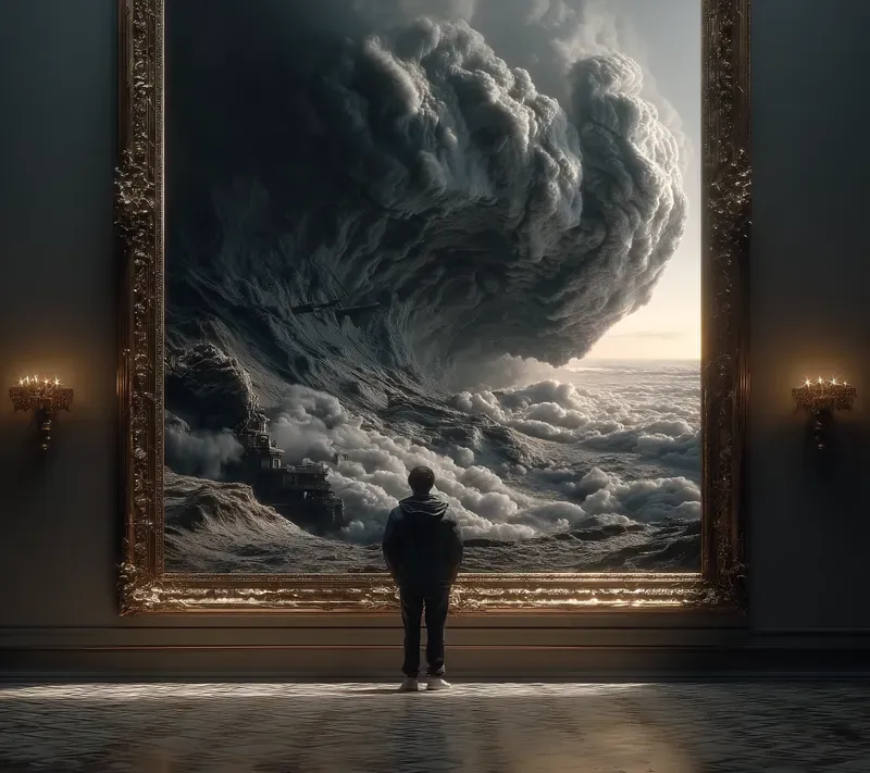 Meta Observer Surreal Minimalism