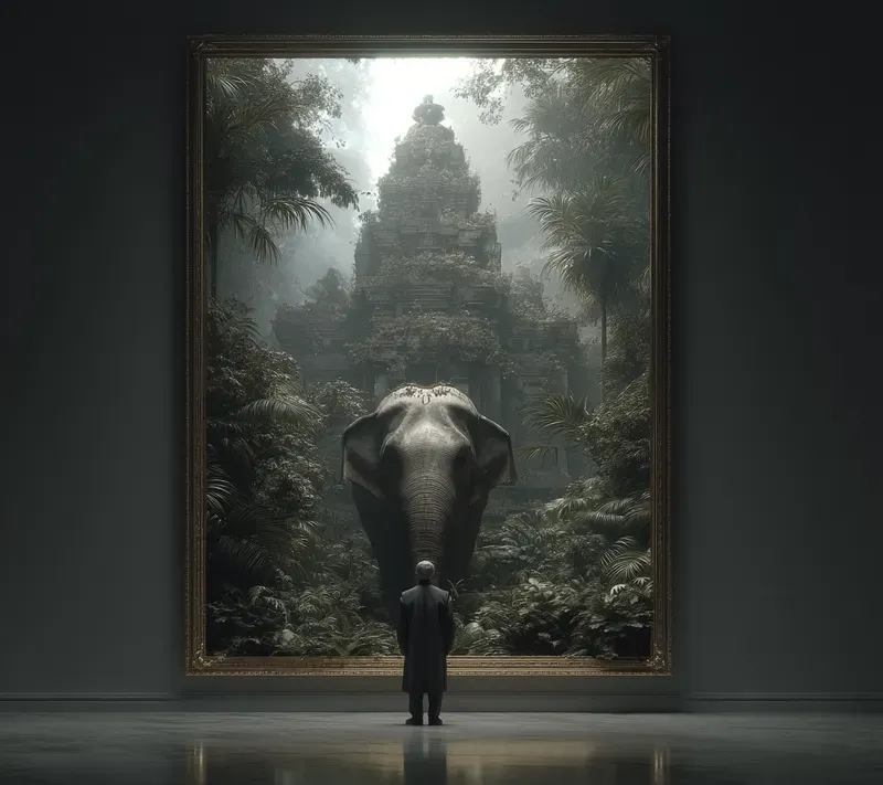 Meta Observer Surreal Minimalism