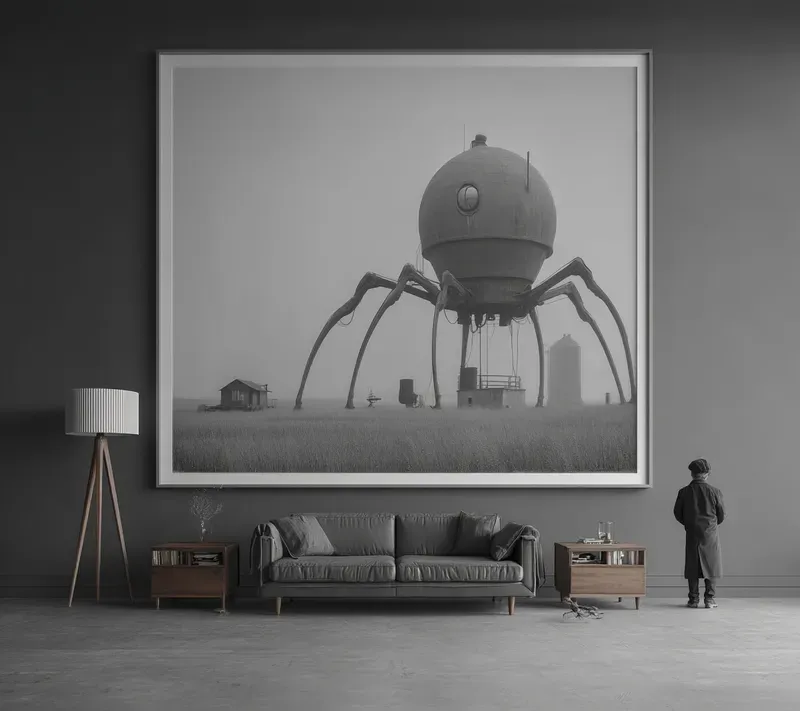 Meta Observer Surreal Minimalism