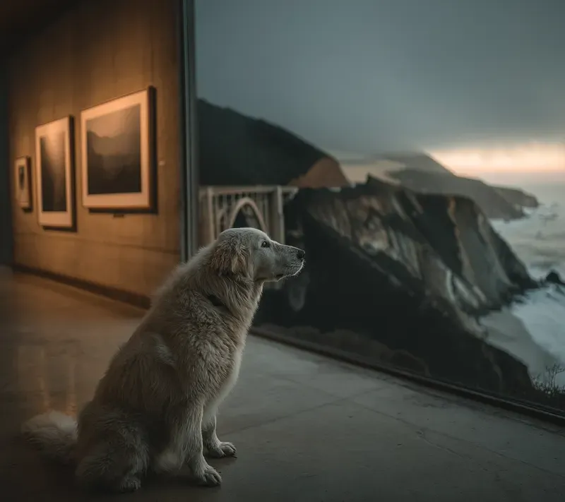 Meta Observer Surreal Minimalism