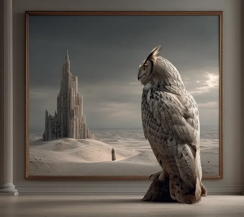 Meta Observer Surreal Minimalism