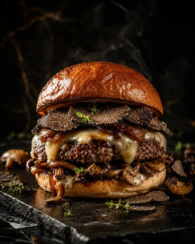 Gourmet Burger Advertising Generator