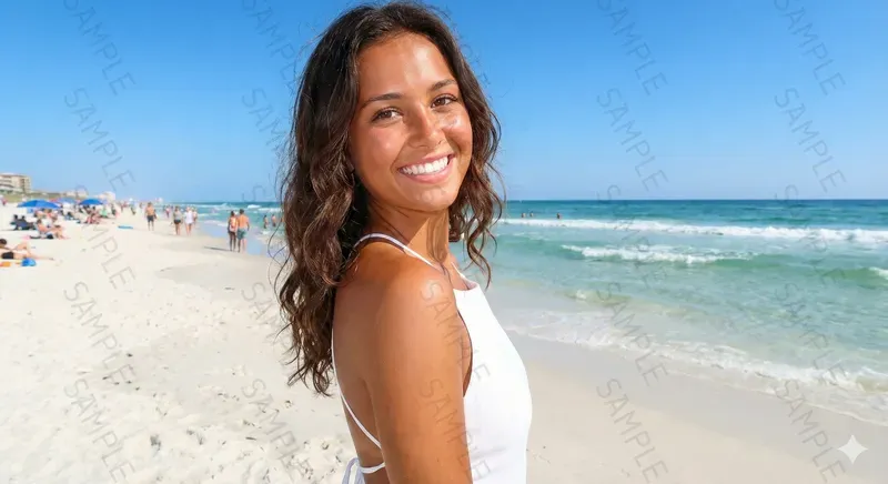 G7x Flash Style Beach Party Portraits