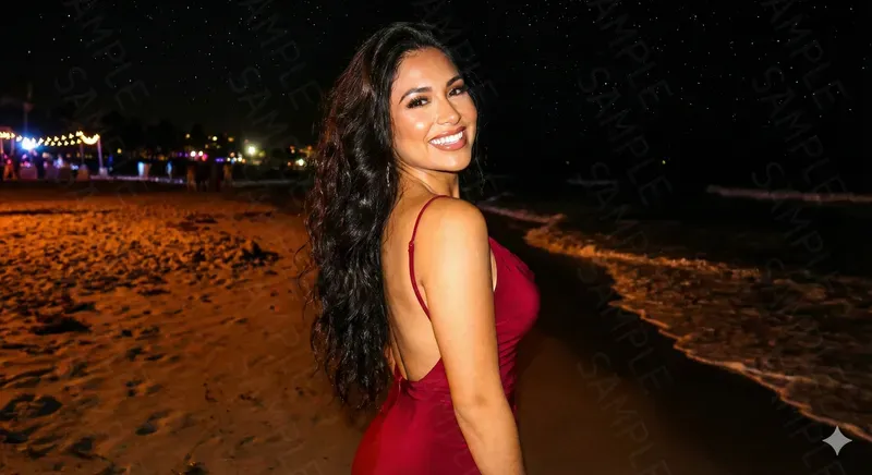 G7x Flash Style Beach Party Portraits