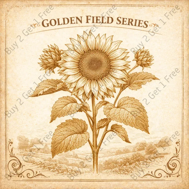 Vintage Botanical Seed Packet Art