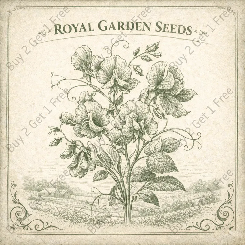 Vintage Botanical Seed Packet Art