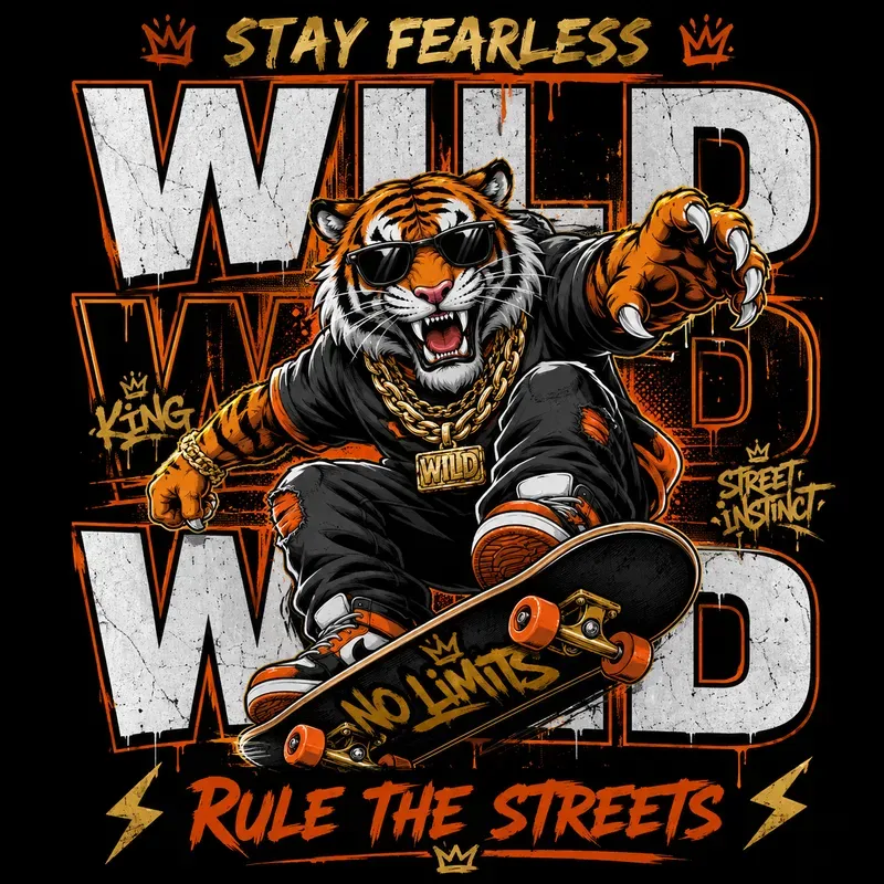 Urban Mascot Typography Tshirt Collections