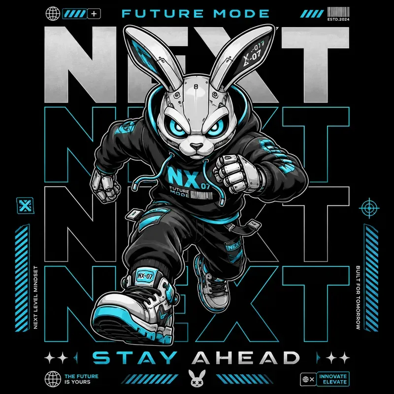 Urban Mascot Typography Tshirt Collections
