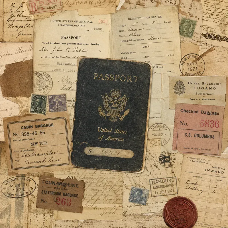 Vintage Ephemera Collages