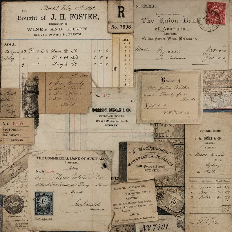 Vintage Ephemera Collages