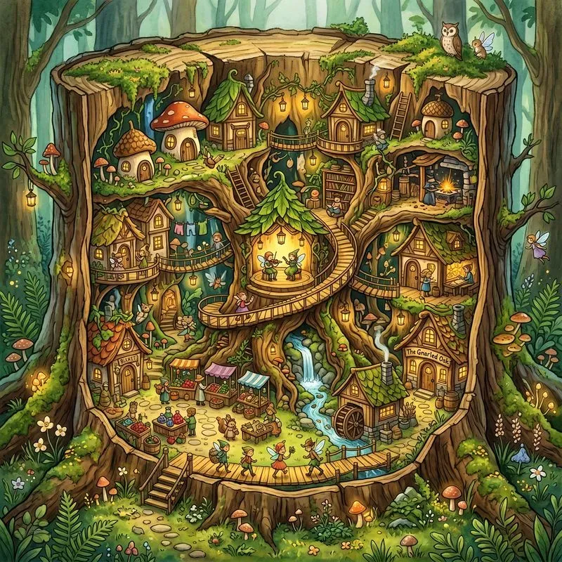 Storybook Cutaway Worlds Creators