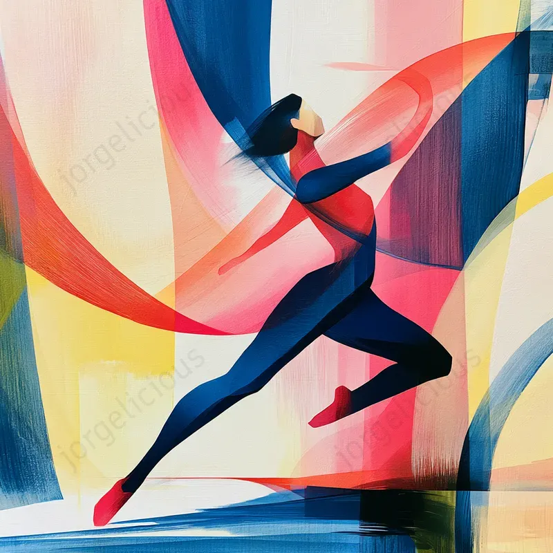 Abstract Figurative Color Art