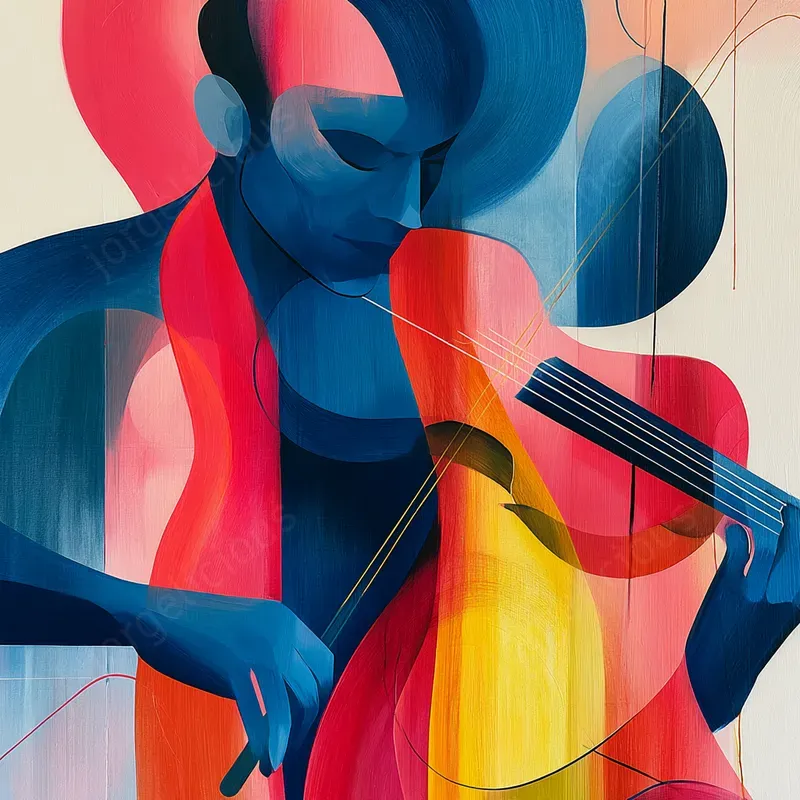 Abstract Figurative Color Art