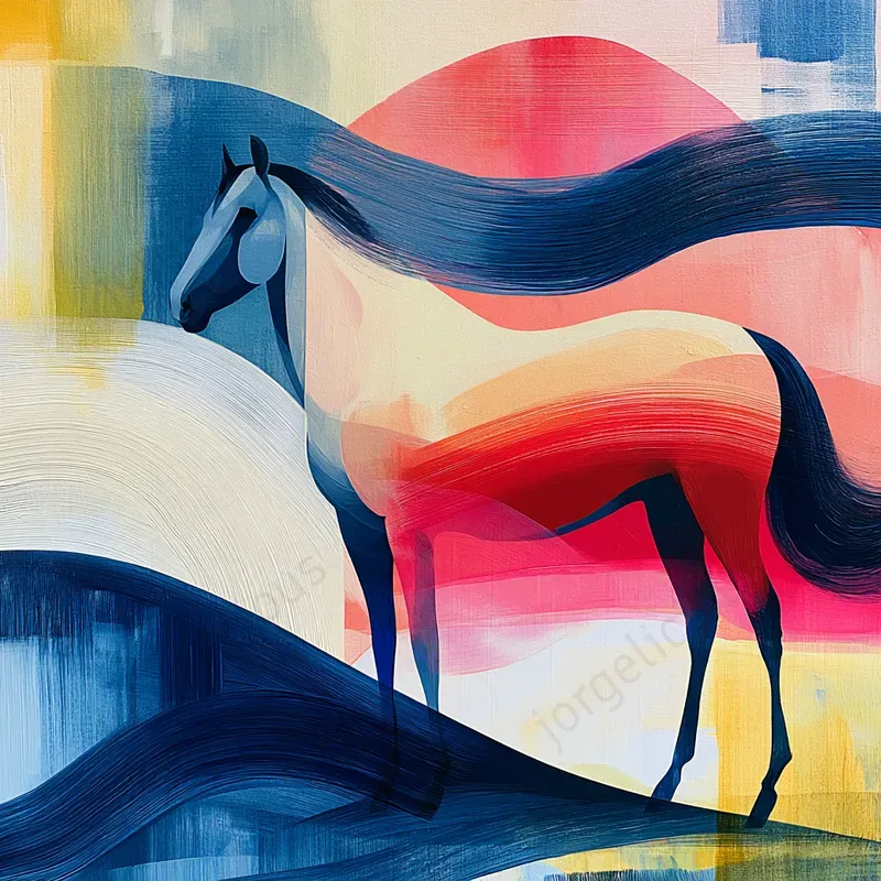 Abstract Figurative Color Art