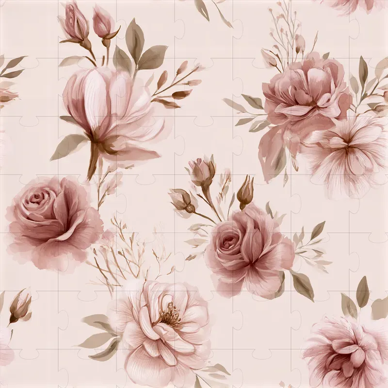 Seamless Boho Floral Patterns
