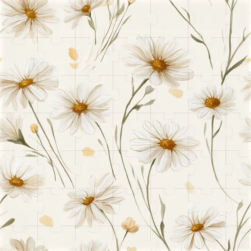 Seamless Boho Floral Patterns