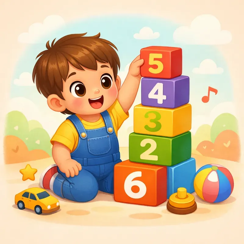 Cute Kids Learning Illustrations