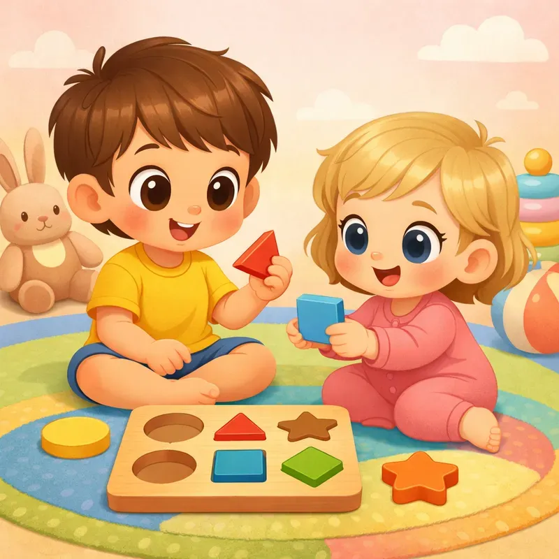 Cute Kids Learning Illustrations